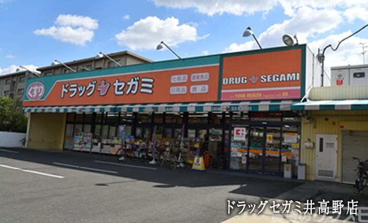 ドラックストア　ドラッグセガミ井高野店（ドラッグストア）まで250m