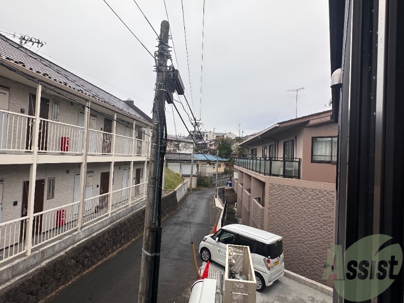 バルコニー　バルコニーは、ないですが室内物干しをお使いください。