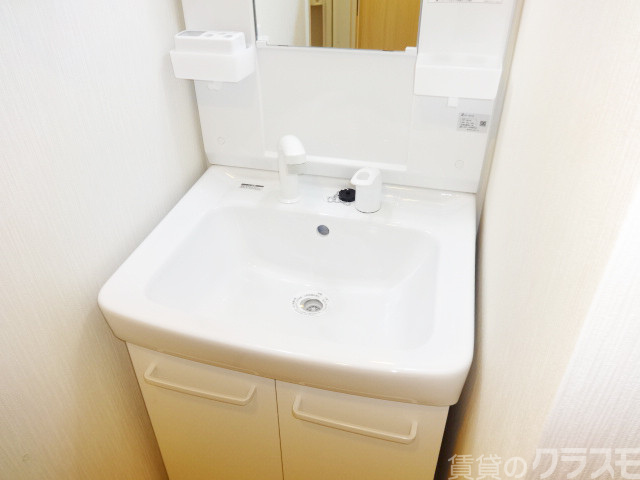 洗面設備　大きなボウル付きの洗面台☆ちょっとした洗濯も出来ます☆