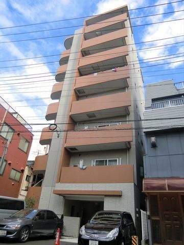 建物外観　タイル張りのキレイな外観
