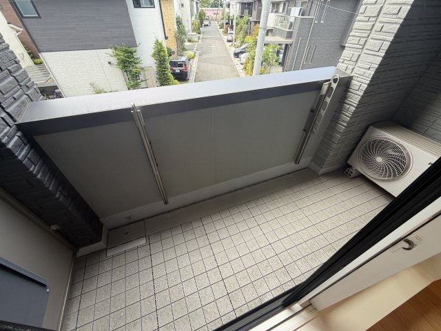 バルコニー　落ち着いた時間を過ごせるバルコニーです