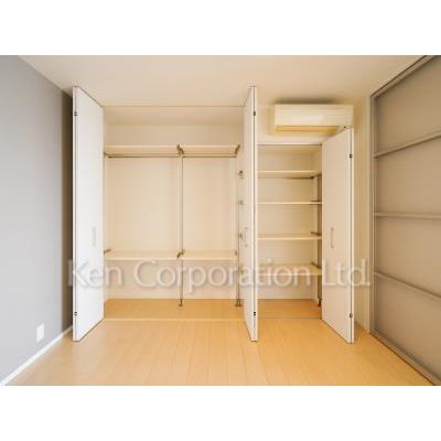 収納　同タイプ26階のお部屋を撮影。仕様が異なることがあります。