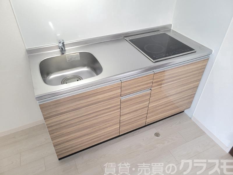 キッチン　２口ＩＨシステムキッチン♪