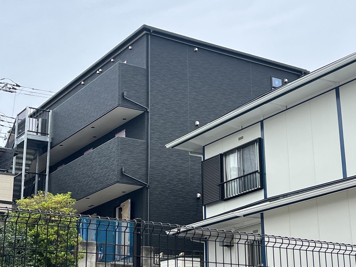 建物外観　建築中