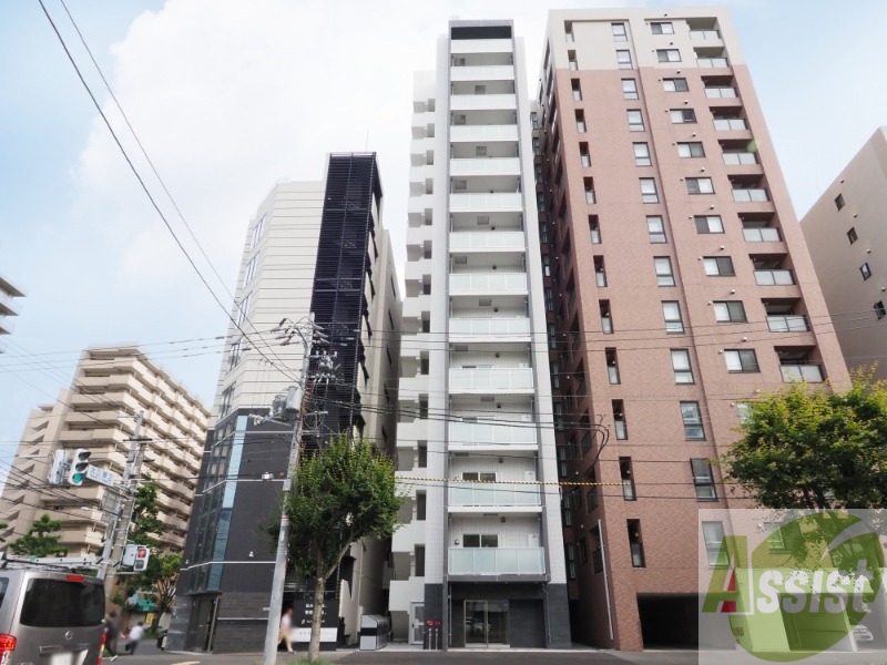 建物外観　札幌市中央区北三条「ディアレイシャス札幌ステーション」