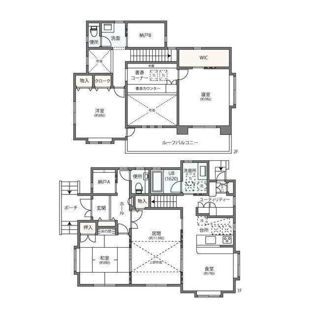 五力田1-11戸建の間取り写真