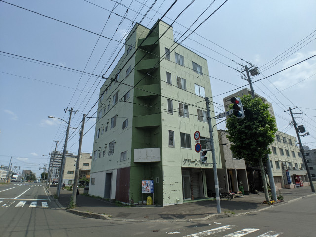 建物外観　札幌市北区北十四条西「グリーンハイム」