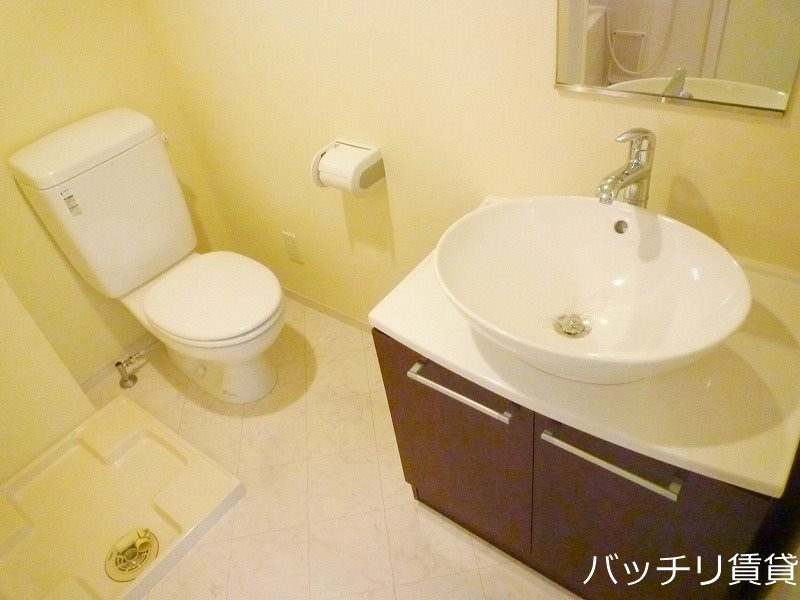 洗面設備　※写真は別号室タイプの為、現状を優先。