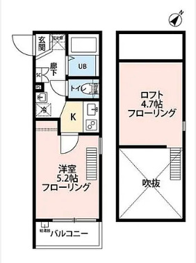 ＪＲ京葉線 潮見駅 徒歩7分 3階建 築8年の間取り写真