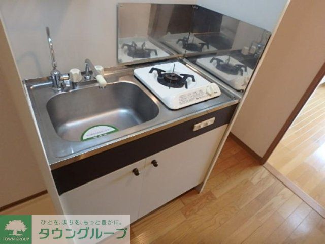 キッチン　1口ガスコンロ