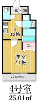 フィアスコート白鷺駅前の間取り写真