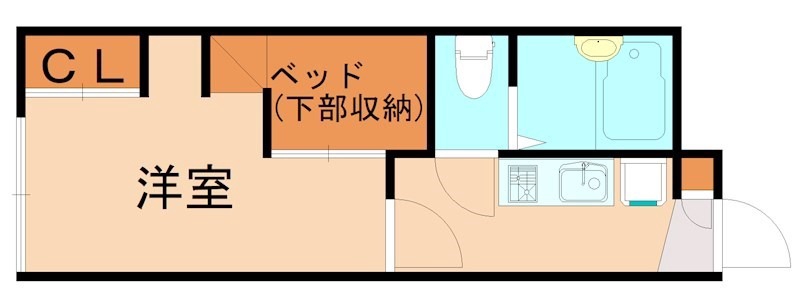 レオパレス春日原の間取り写真