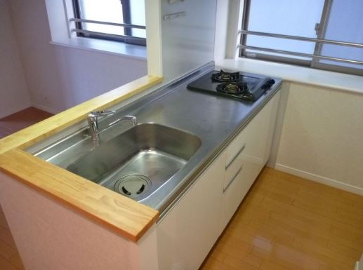 ＪＲ鹿児島本線 博多駅 徒歩9分 15階建 築20年のキッチン写真