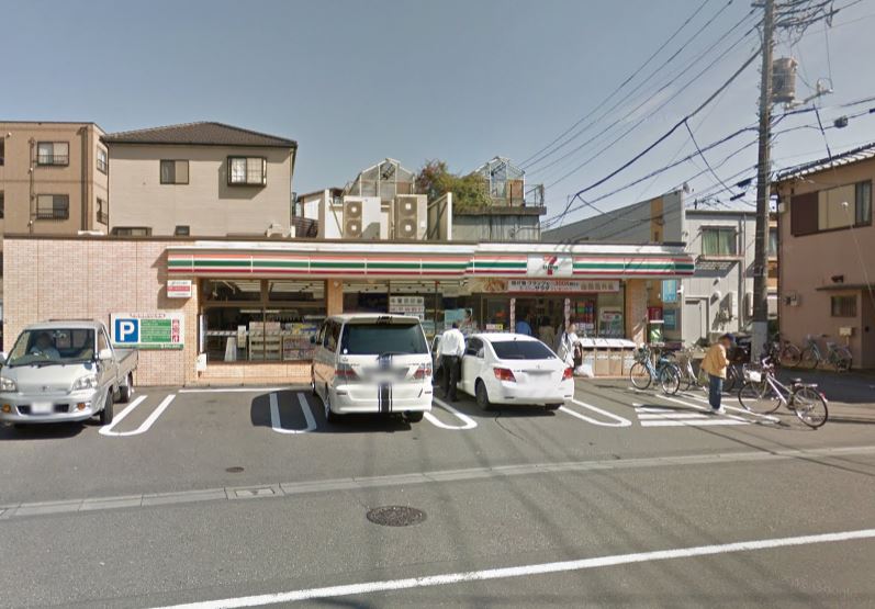 コンビニ　セブンイレブン 足立梅田2丁目店（コンビニ）まで524m