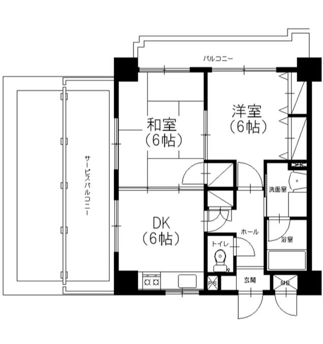 アミッドグリーン大濠弐番館の間取り写真