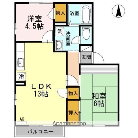 フジパレス高知 G棟の間取り写真