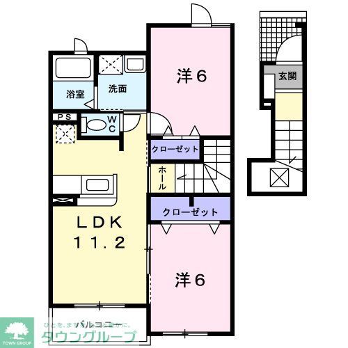 ショコラIIIの間取り写真