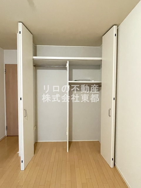 収納　奥行のある収納付です！増えがちな荷物をもスッキリ収納できます