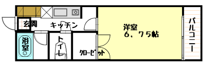 【ブロッサムの間取り】