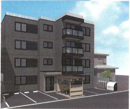 建物外観　ガス料金低価格で設定されています。（都市ガス程度）