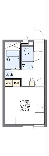 レオパレスサンライト２の間取り