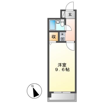 ライオンズマンション名大ウエストの間取り