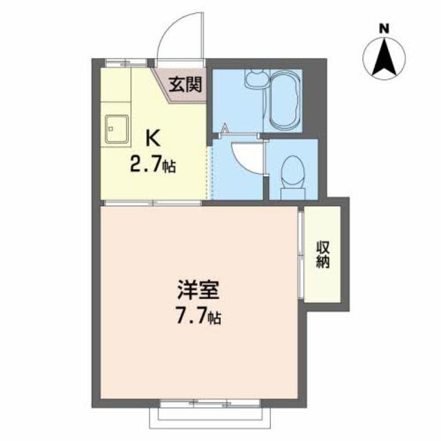 カーム・クウォーターＢの間取り