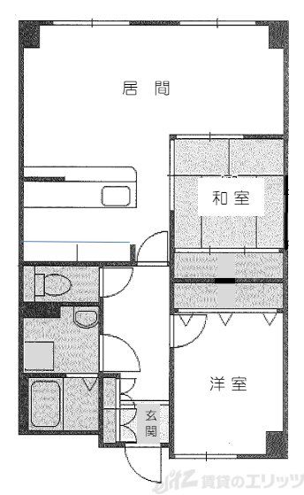 ベルメゾン山田の間取り