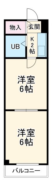 日進市赤池のマンションの間取り