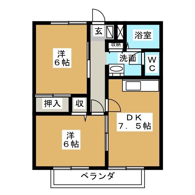 ウインディアＡの間取り