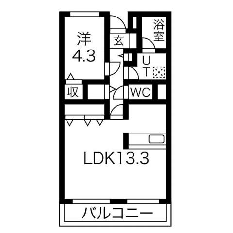 アーバンシャトーの間取り