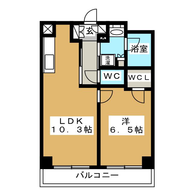 エスティメゾン大島の間取り