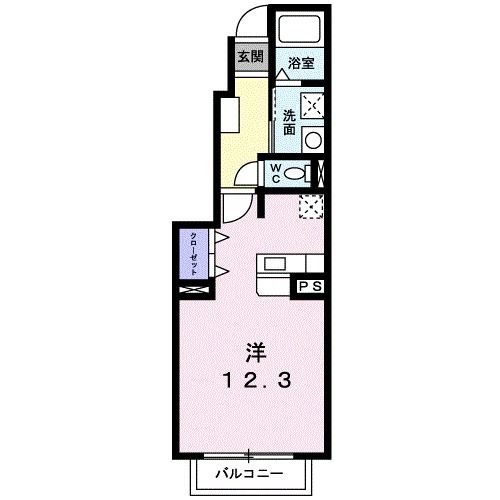 シェルメ　メゾンの間取り