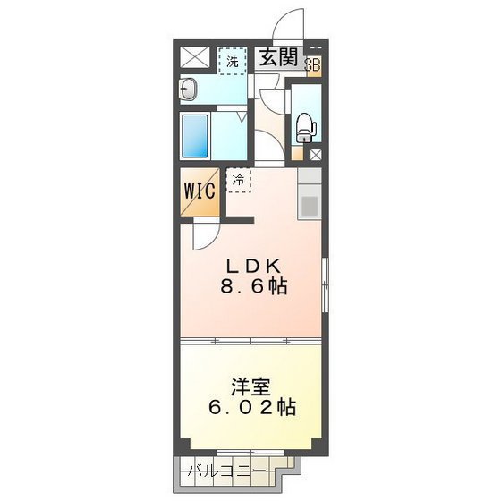 Ｓ－ＦＯＲＴ津新町の間取り