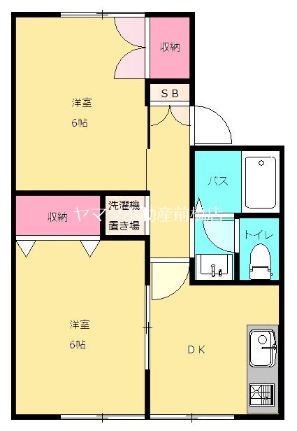 【ハイネス林の間取り】