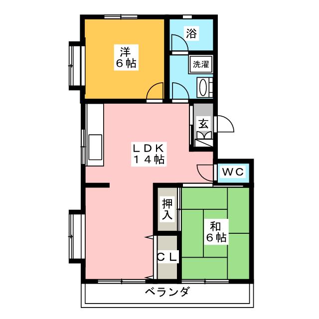 ロイヤルハイツ小林の間取り