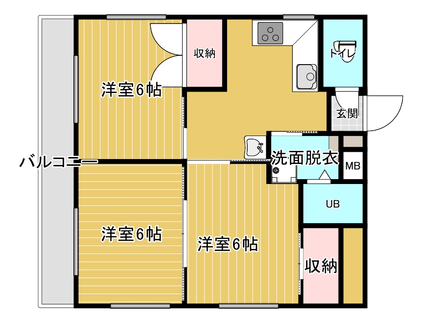 新屋敷いじまビルの間取り