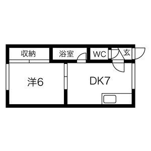 ハイツサンシャインA棟の間取り