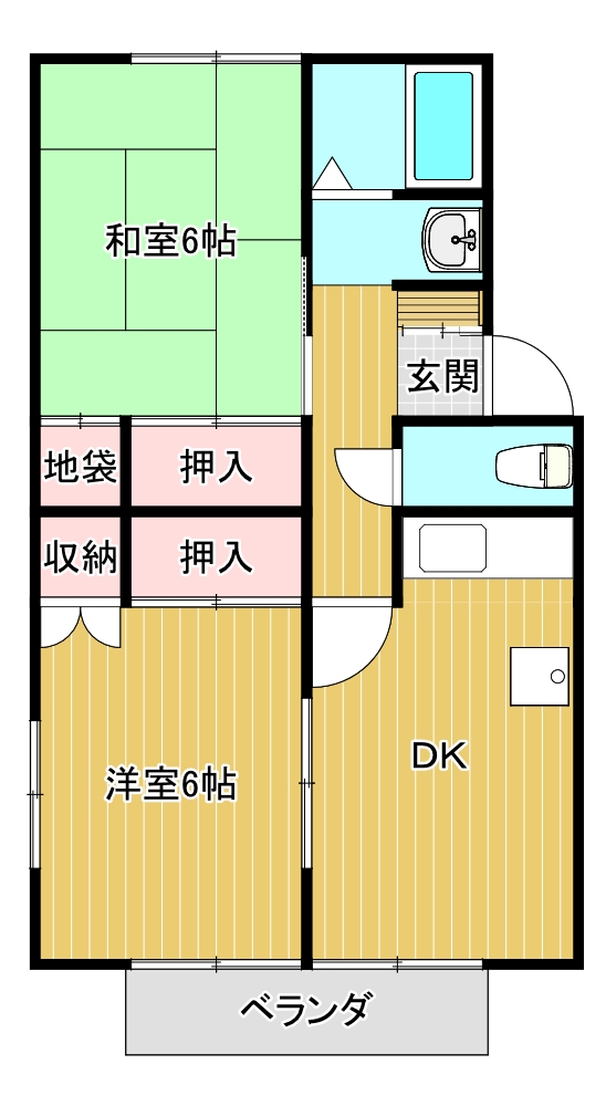 カーサMの間取り