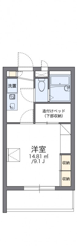 レオパレスレグルスの間取り