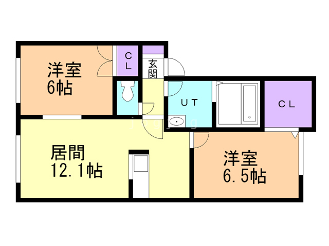 コリーヌ・メゾンの間取り