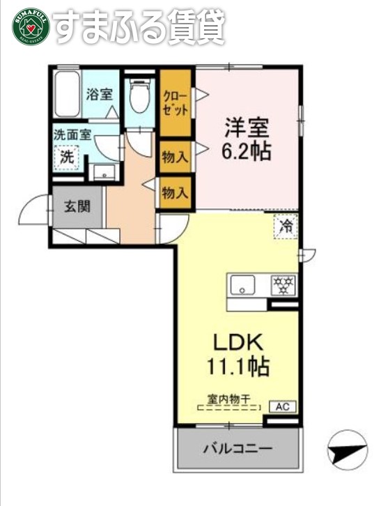 D-avance六名の間取り