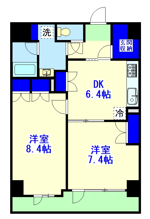 浦安市猫実のマンションの間取り