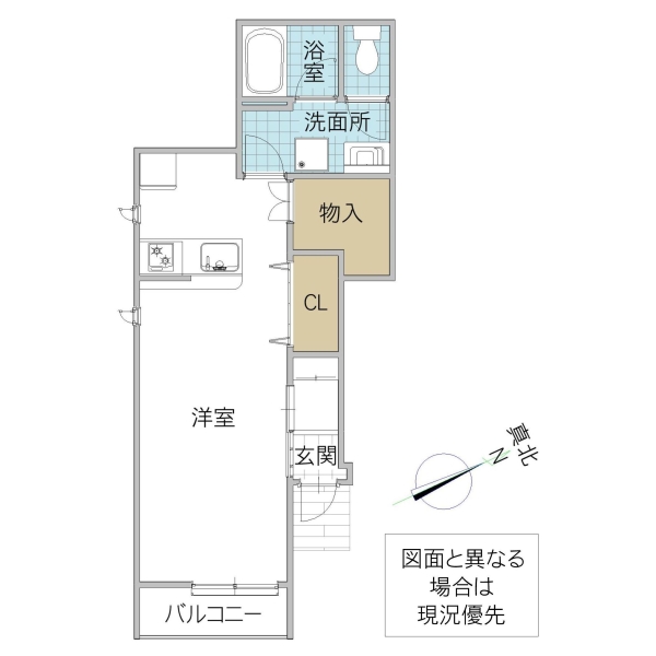 レーガベーネ小松 A棟の間取り