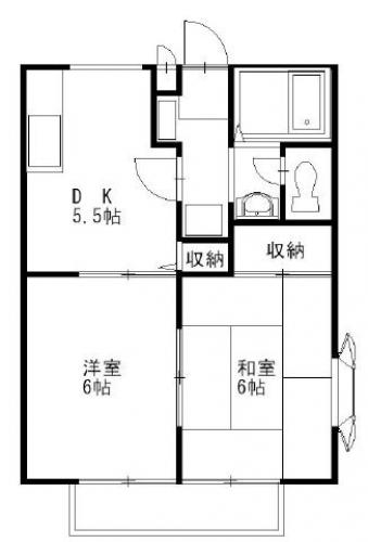 アムールラメゾン　パートIB棟の間取り