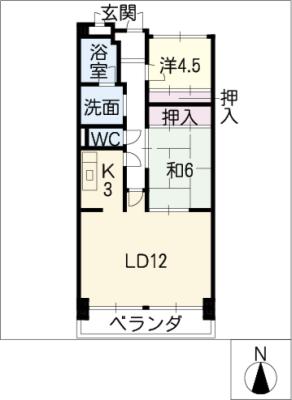 シャルマン平和の間取り