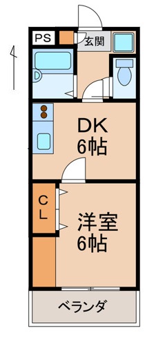 【ロイヤルハイツの間取り】