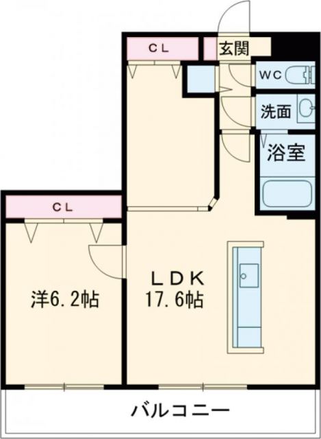 いなべ市員弁町北金井のマンションの間取り