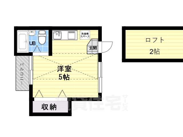 アーチェリーハウスの間取り