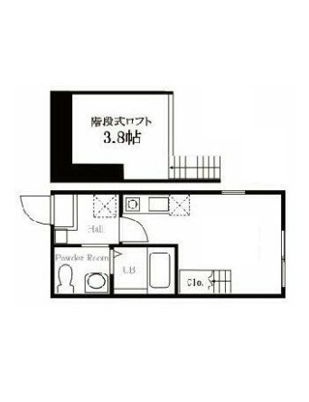 横浜市港南区最戸のアパートの間取り